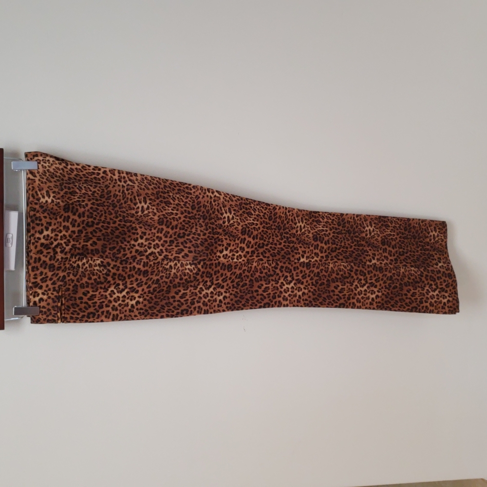 RANDY KEMPER ANIMAL PRINT PANTS SIZE 8